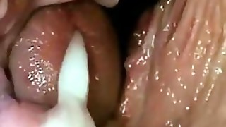 Hardcore Fucking and Creampie From an Inside Pussy Cam