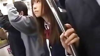 japanese schoolgirl creampie fucked in train 03
