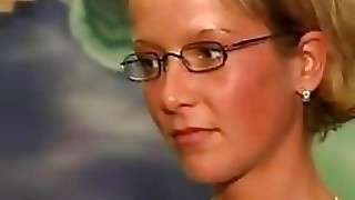 Extremely Horny Lesbian Babes Get Fucked in a Wild German Sex Party