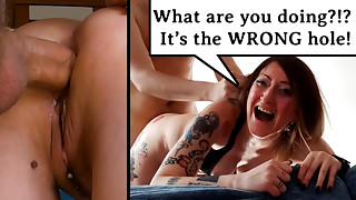 PAINFUL ANAL! Crying & Screaming over an unwanted Creampie in the Ass - EXTREME & ROUGH ANAL