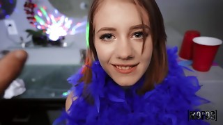 Tattooed stallion with a hard dick bangs two pretty young babes