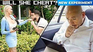 Mylf Labs - Jealous Husband Hires Stranger To Fuck His Big Titted Blonde Wife And Tapes Them