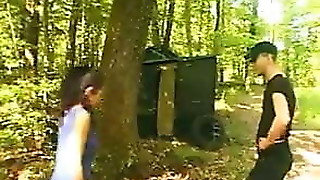 French mature hairy housewife outdoor