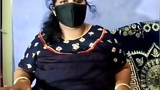 Desi Horny Kerala BBW wife does cam show with hubby