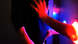 Sloppy seconds with stranger’s cum at home from gloryhole