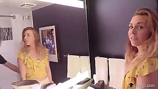 Big Ass 20yo amateur Maddi's fuck session starts even before shes done with her make up! She gets the full orgasmic experience by getting deep throated, deep dicked, toyed and facialized on her very first time on camera! Full video at ExCoGi.com!