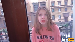 Deep Throat and Hard Fuck from an extreme girl neighbor - POV 4K
