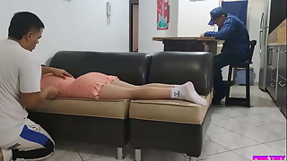 I like it when my husband's friend gives me a massage because he is excited to put his hand next to my husband